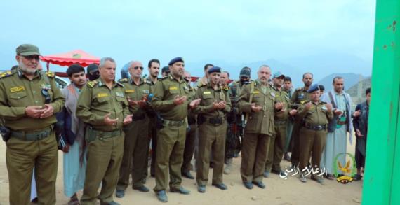 وزير الداخلية يزور ضريح الشهيد القائد وعددا من رياض الشهداء بمحافظة صعدة